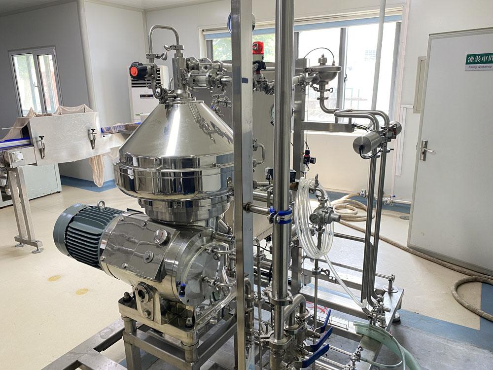 500L-1000L/Hr Disk Centrifugal Beer Separator